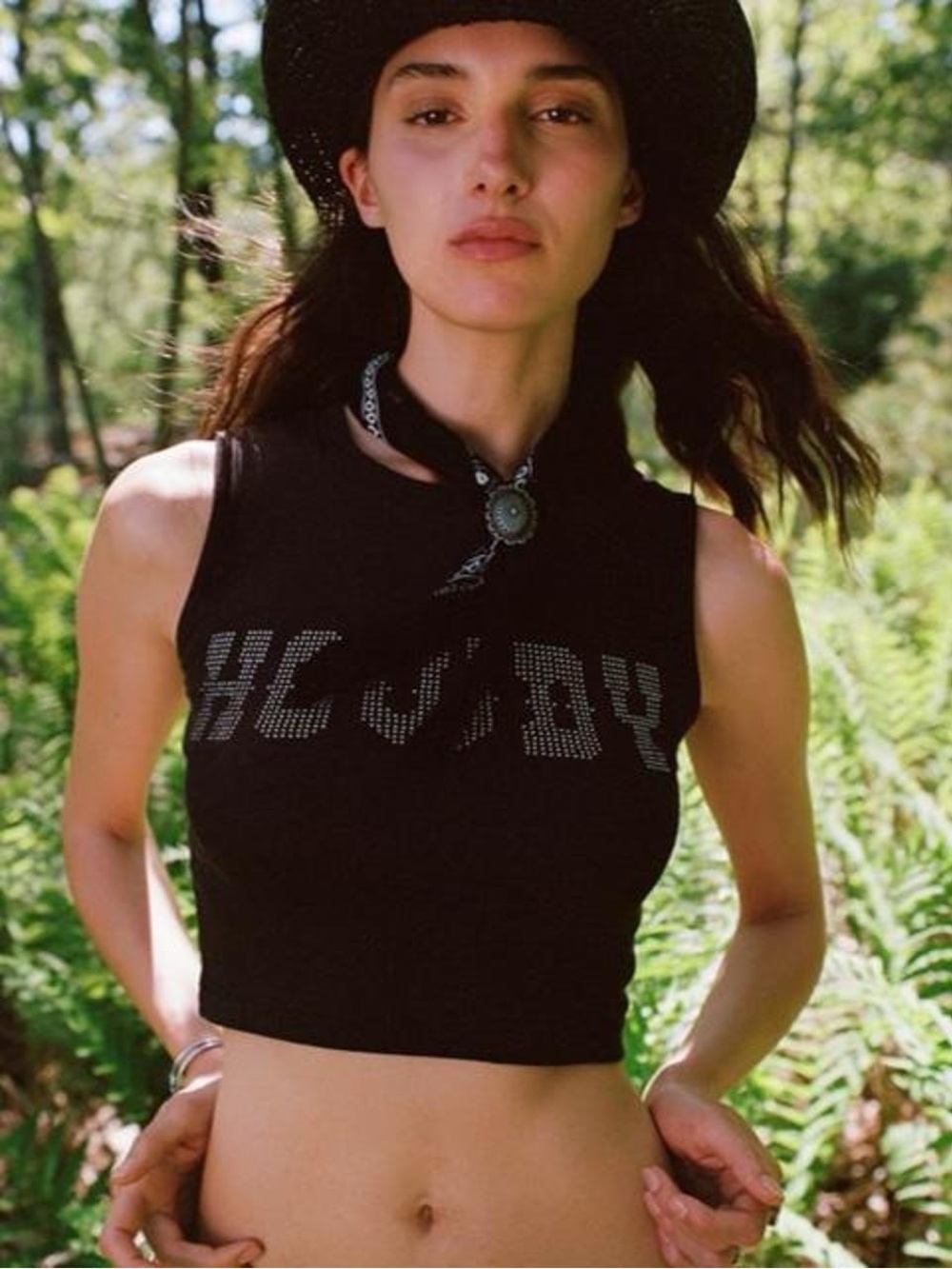 UO Devon Howdy Cutout Tank Top